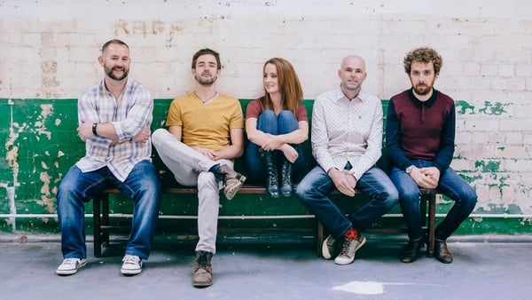 Beoga, from left to right: Damian McKee, Sean Og Graham, Niamh Dunne, Liam Bradley and Eamon Murray