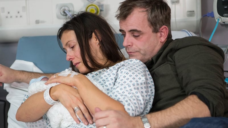 Kym Marsh and Simon Gregson reveal anguish over baby loss storyline
