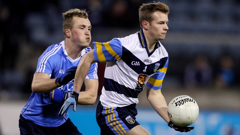 Dublin's Shane Cunningham closes down UCD's Peter Healy