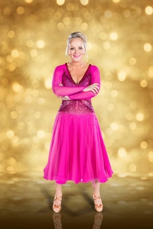 Dancing with the Stars: Dr Eva Orsmond - pretty in pink. The original promo image of Dr Eva and its easy to see why she chose that dress.