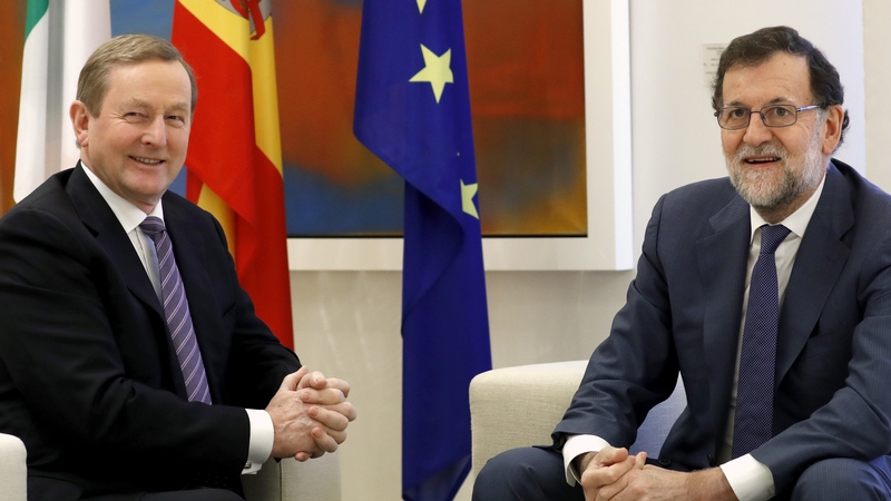 Enda Kenny and Mariano Rajoy held discussions in Madrid