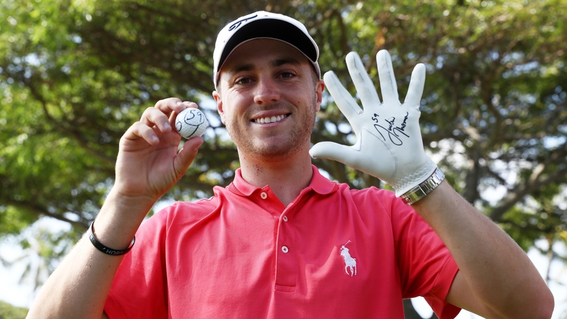 Justin Thomas following his first PGA Tour 59 in Hawaii