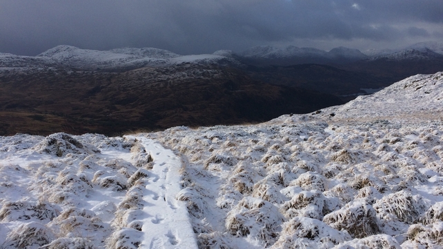 Snow covers the landscape in Killarney, Co Kerry. (Pic: James Doherty)