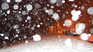 James Flanagan captured the snow fall in Ballybay, Co Monaghan