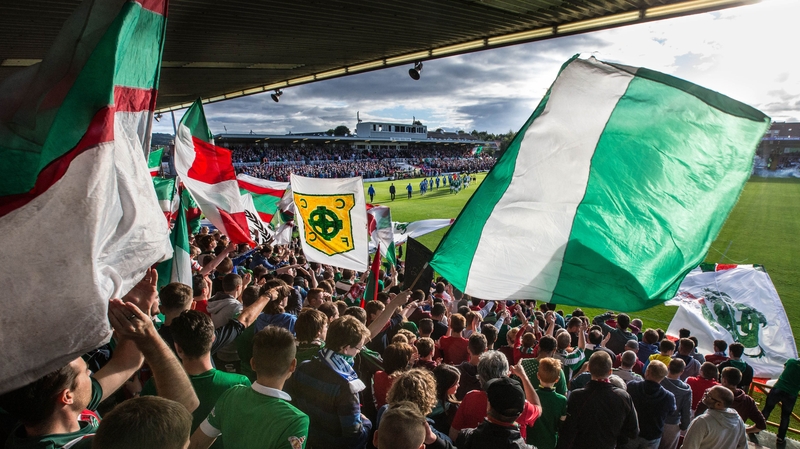 Cork City supporters at Turner's Cross