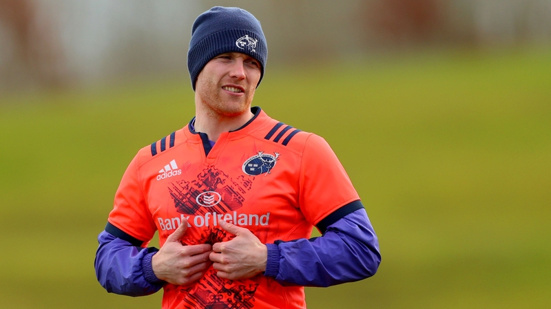 Keith Earls is set to make his 51st European appearance for Munster