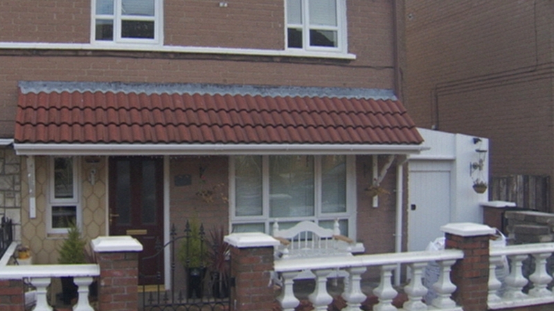 The attack occurred in the Turf Lodge area of Belfast yesterday