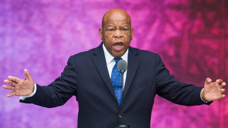 Congressman John Lewis was one of America's most powerful voices for justice and equality