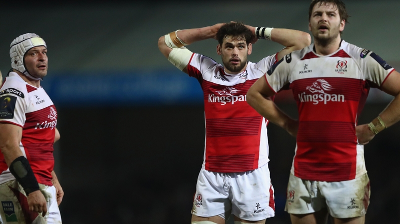 Ulster now sit bottom of the pool