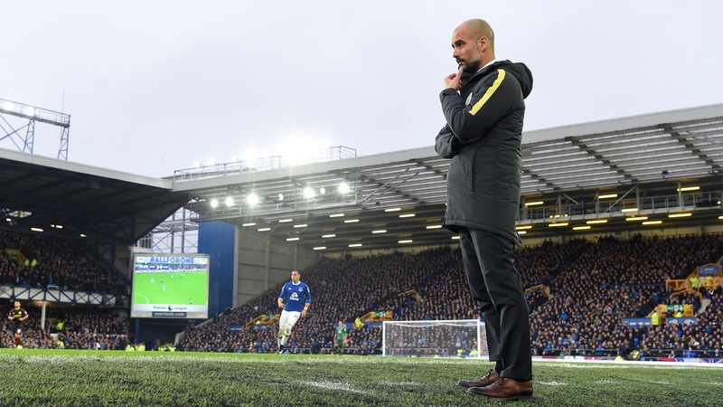 Guardiola suffered the heaviest league defeat in his managerial career at Goodison Park