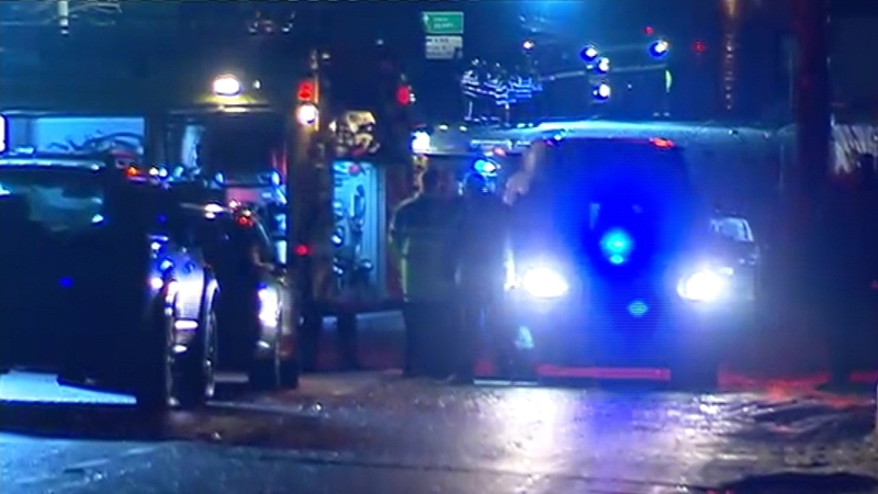 The crash happened at around 6.30pm