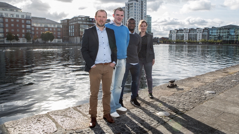 The founders of Silicon Armada, pictured in Dublin's Silicon Docks district.