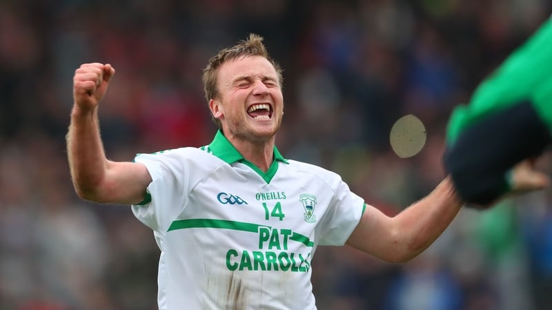 Bergin celebrates after his club O'Loughlin Gaels won the 2016 Kilkenny SHC title