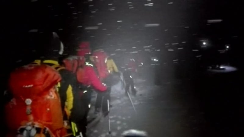 Media reports said there had been around 30 guests and staff at the small ski hotel