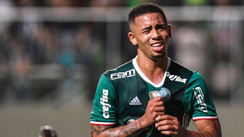Gabriel Jesus helped Palmerias to a first league title since 1994