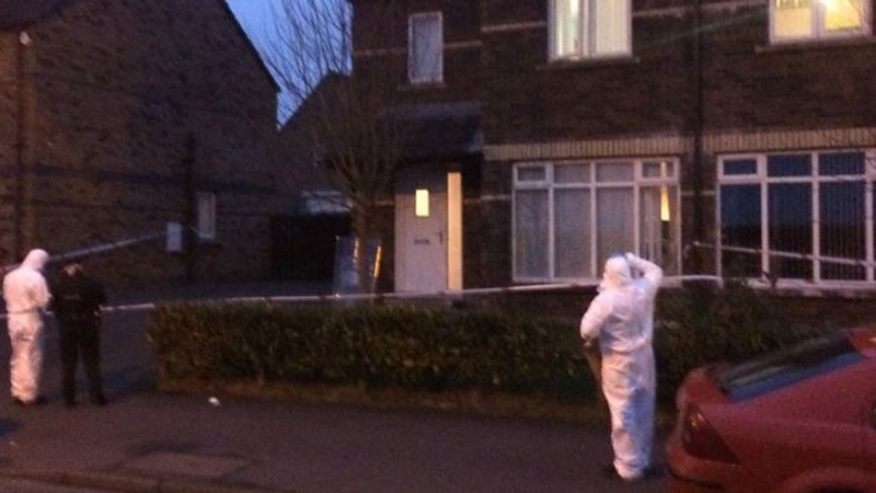The woman's body was found in Toberhewney Hall of Lurgan