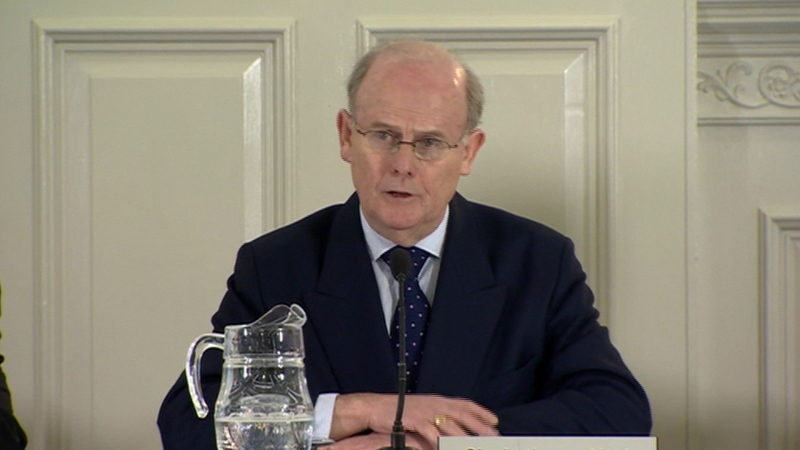 Retired judge Sir Anthony Hart is delivering the report