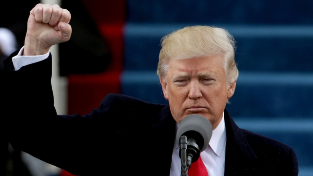Donald Trump becomes the 45th President of the United States
