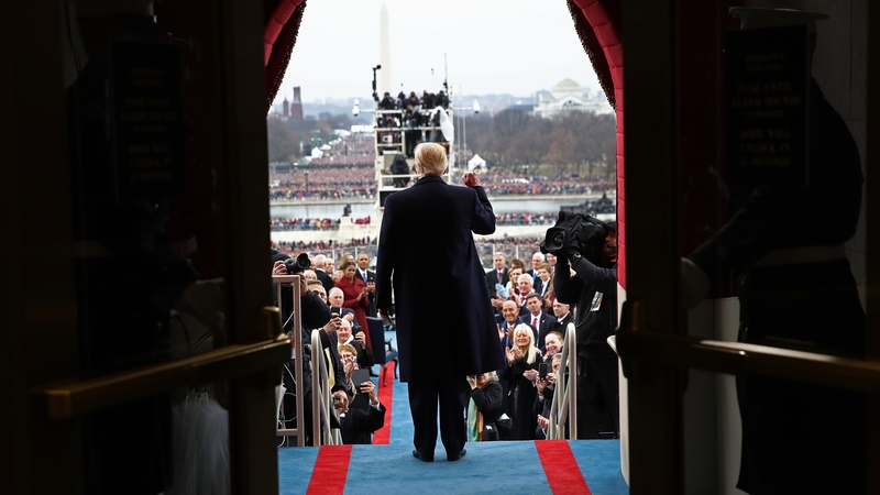 Donald Trump has been sworn in as the 45th President of the United States of America