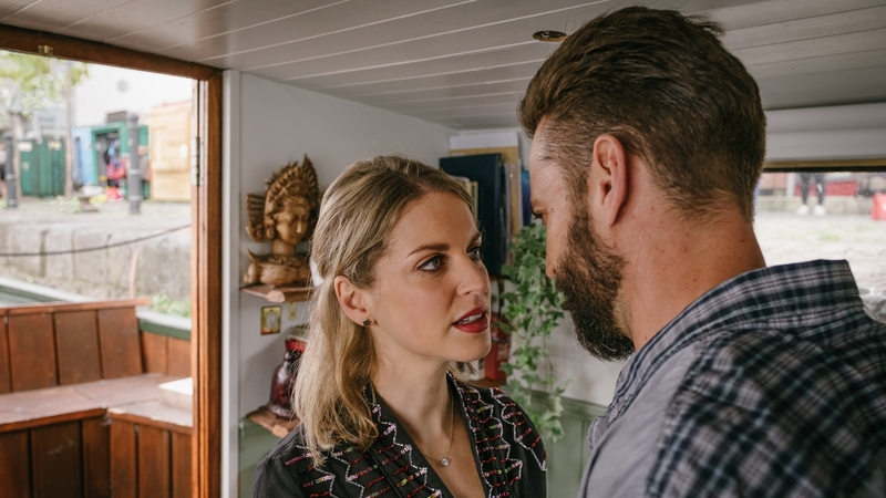 Amy Huberman and Brahm Gallagher in Striking Out