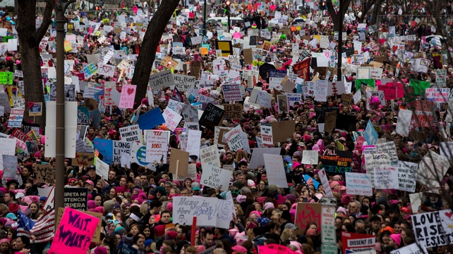 Up to half a million people are expected in Washington for the Women's March
