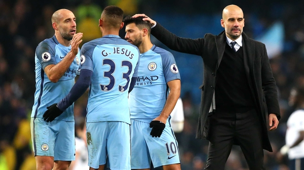 Pep Guardiola's side play West Brom and Watford in their last two Premier League fixtures of the season