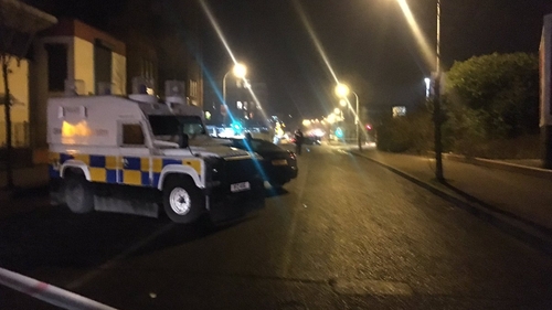 The attack happened on the Crumlin Road in North Belfast
