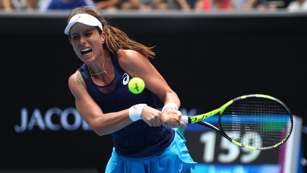 Johanna Konta is through to the quarter-finals of the Australian Open