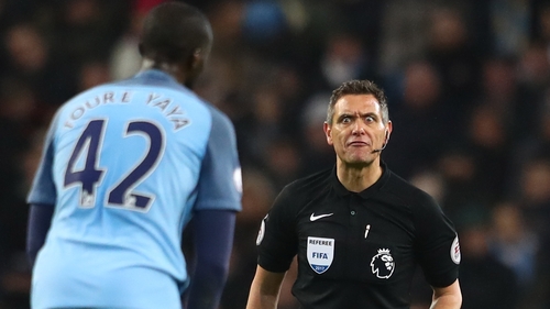 Andre Marriner was in the spotlight again during Manchester City's 2-2 draw with Tottenham
