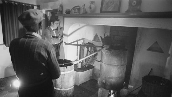 Poitín still in Ballycastle, County Mayo (1979)