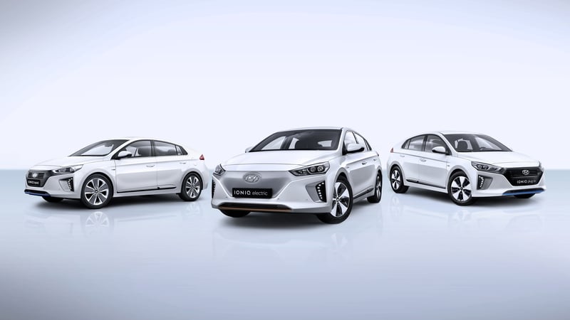 Hyundai's Ioniq comes in three different versions.