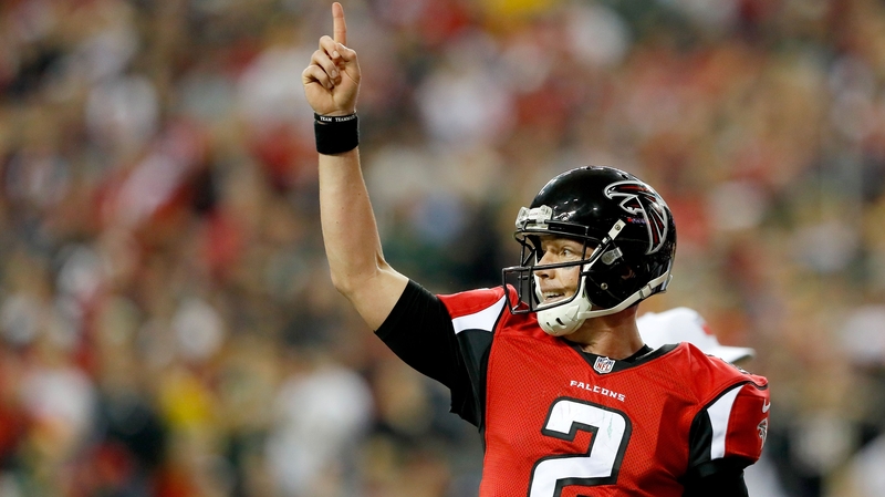 Matt Ryan threw four touchdown passes for the Atlanta Falcons