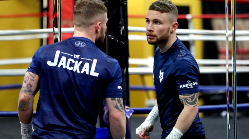 Carl Frampton training in Las Vegas