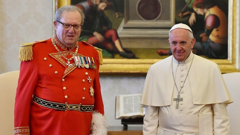 Grand Master Matthew Festing resigned after a meeting with Pope Francis