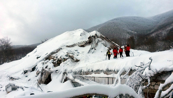 Eleven people survived the disaster at Hotel Rigopiano