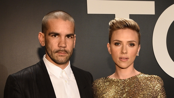 Romain Dauriac and Scarlett Johansson