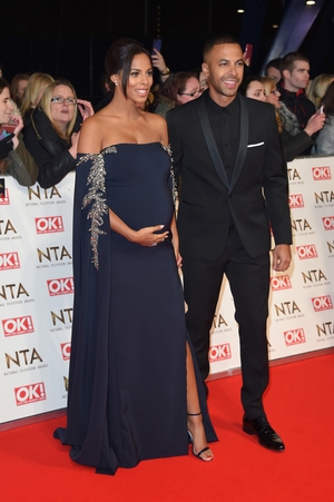 Another beautifully dressed bump - this time by Rochelle Humes who posed with hubby Marvin