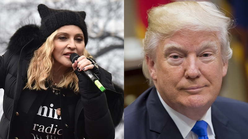 Donald Trump calls Madonna "disgusting"