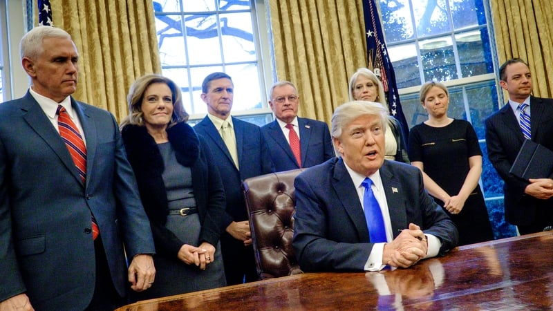 Yesterday, Donald Trump said the immigration ban was working 'very nicely'