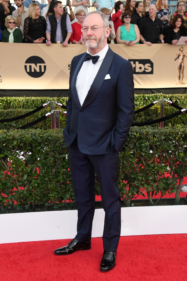 Game of Thrones was very present on the night and Liam Cunningham looked comfortable and cool representing the Irish.