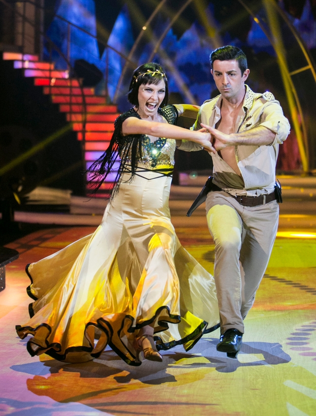 Week 4: Aidan O'Mahony and his abs struck gold with his Paso Doble with Valeria Milova.