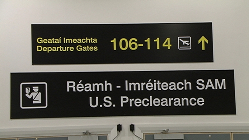 One person has so far been stopped from flying from Ireland to the US