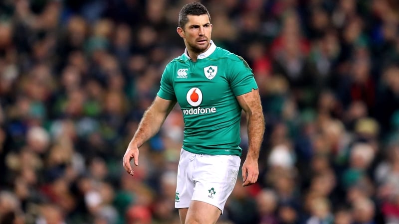 Rob Kearney injured his bicep in Rome