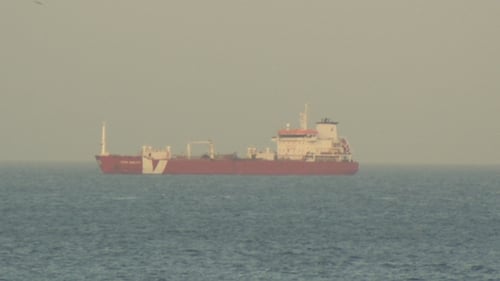 The 11-year-old vessel was anchored in the bay to avoid costly harbour fees