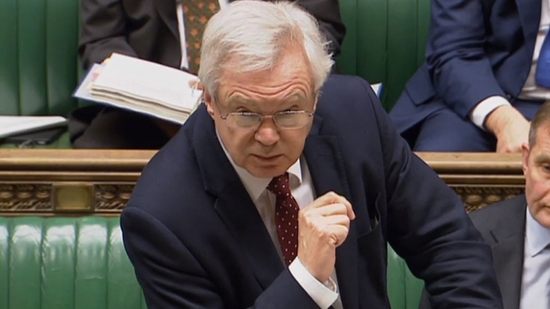 Mr Davis said the Irish border issue is resolvable