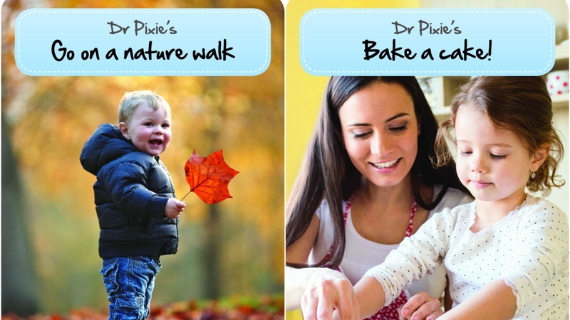 'Activities Your Toddler Will Love' and 'Activities Your Baby Will Love' are two fun, inspiring, inexpensive packs full of advice from Dr. Pixie herself.