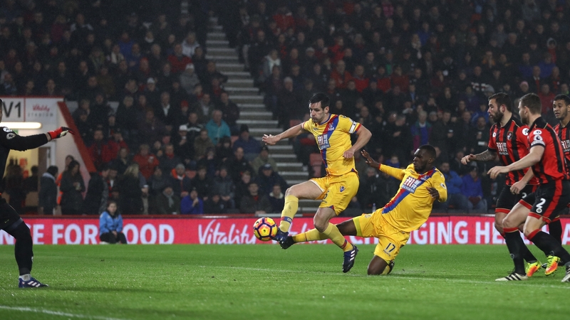 Scott Dann scores for Crystal Palace