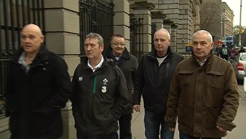 Five survivors of a teacher in Limerick were at Leinster House