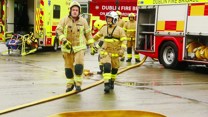 It's quite the firefight!