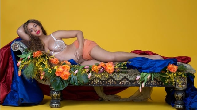 Beyonce posed for her pregnancy shoot which was released back in February